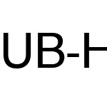 UB-Helvetica