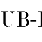 UB-Bodoni