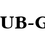 UB-Garamond