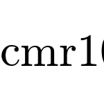 cmr10