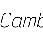 Cambridge Sans