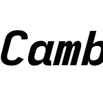 Cambridge Sans Mono