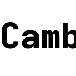 Cambridge Sans Mono