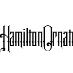 Hamilton Ornate LHF