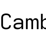 Cambridge Sans