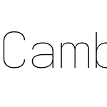 Cambridge Sans