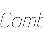 Cambridge Sans