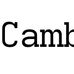 Cambridge Slab