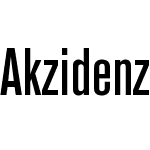 Akzidenz-Grotesk BQ Condensed