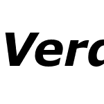 Verdana Pro Bold Italic