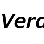 Verdana Pro SemiBold Italic