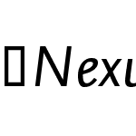 NexusSansBalt-Italic