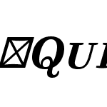 QuixoScOffc-MediumItalic