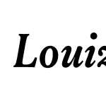 LouizeNP-BoldItalic