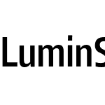 Lumin Sans Cond