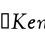 KennerleyItalic