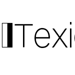 TexicaliX-ExtraLight
