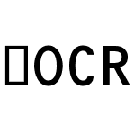 OCRBSB-Regular