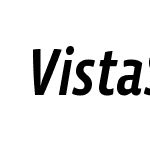 VistaSansNarOT-MediumItalic