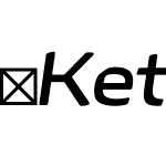 KetteTLPro-ExtItalic