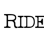 RiderCondensed-Light
