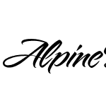 Alpine Script LHF