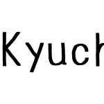 Kyuchan_Font