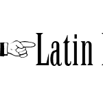 LatinExtraCondensedCT