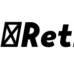 Retrostar-BlackItalic