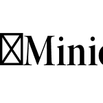 MinionPro-SemiboldCnDisp