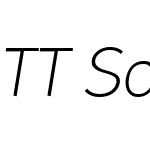 ☞TT Souses Light Italic