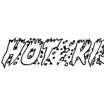 Hot Kiss Outline Italic