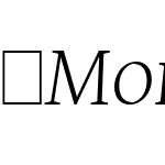 MoreScOffc-LightItalic