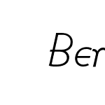 BernhardGothicALightSGTT-Italic