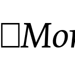 MoreOffc-BookItalic