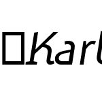 KarbidDisplayOffc-Italic