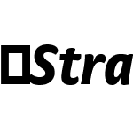 StradaOffcPro-CondBlackItalic