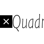 QuadraatSansOffcPro-CondThinItalic