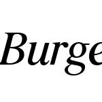 Burgess-Italic