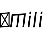 Milica-LightItalic