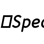 Speak-HeavyItalic