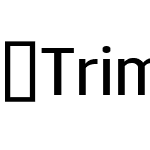 TrimWebRegular