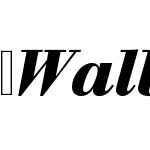 WalbaumBucT-BoldItal