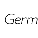 Germania-LightItalic