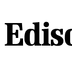 EdisonSH-BoldCondensed