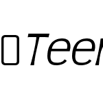 TeenLight-Italic