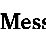 Messina Serif