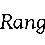 Range Serif