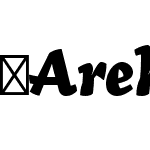 ArekArmenian-ExtraboldItalic