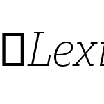 Lexia-ThinItalic